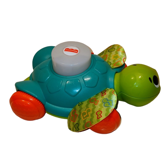 fisher-price ABC-123 LINKIMALS Sit-to-Crawl Light-up Singing Musical Sea Turtle - Picture 4 of 8